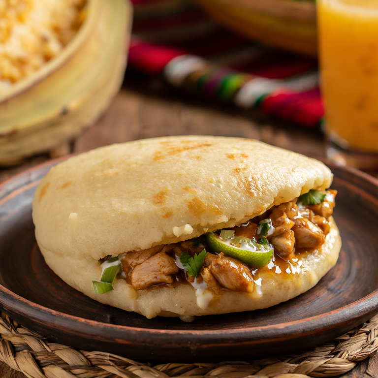 Arepa de Pollo Sakay (Akoho Misy Sakay)