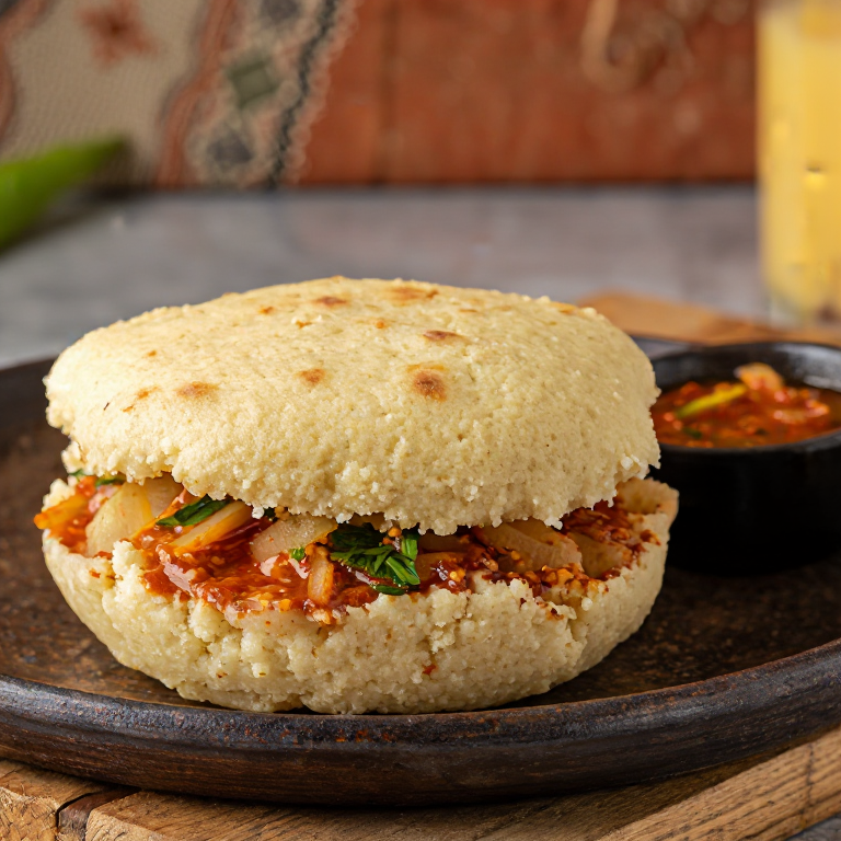Arepa Laksa Kedah: Masa de Maíz con Sabor a Laksa