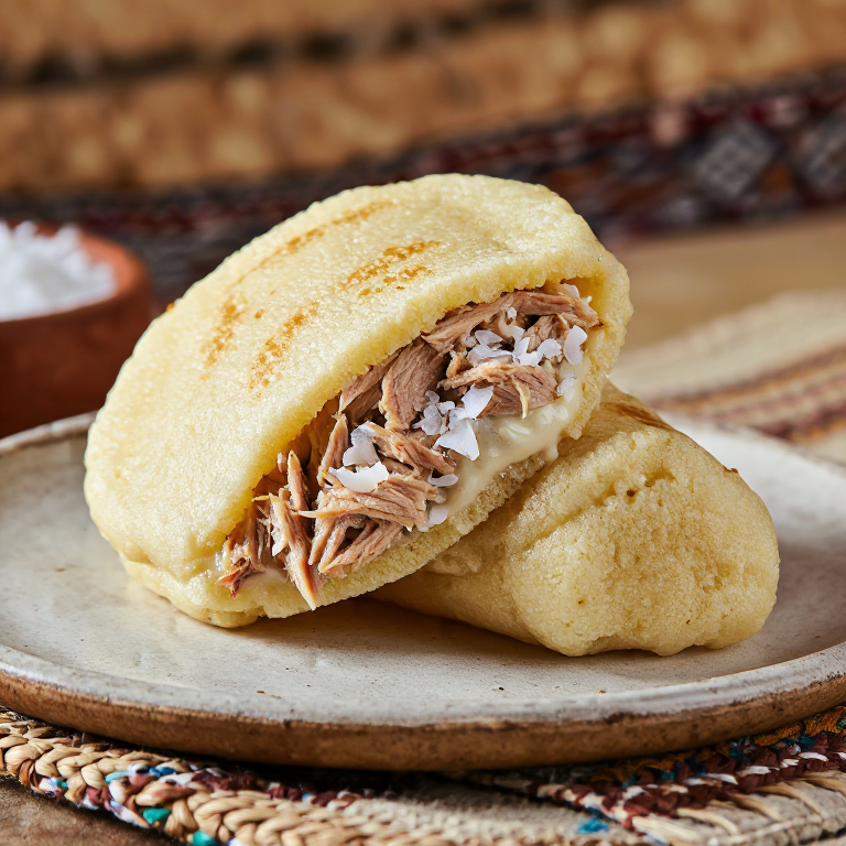 Arepa de Atún Ahumado y Coco (Mas Huni Arepa)