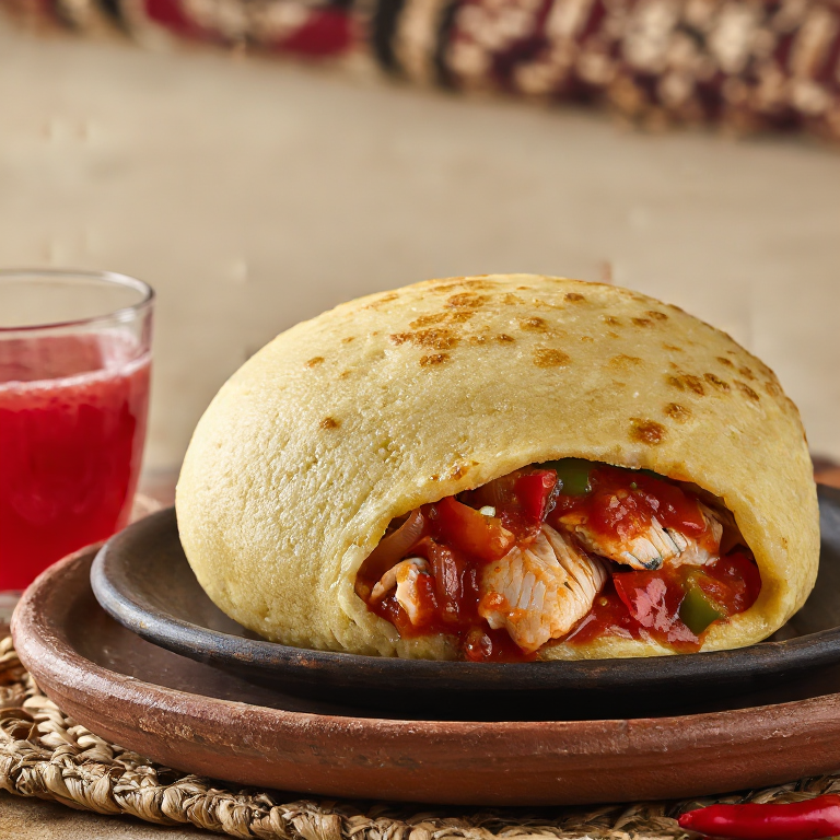 Arepa de Pescado Mauretano (Mauritanian Fish Arepa)