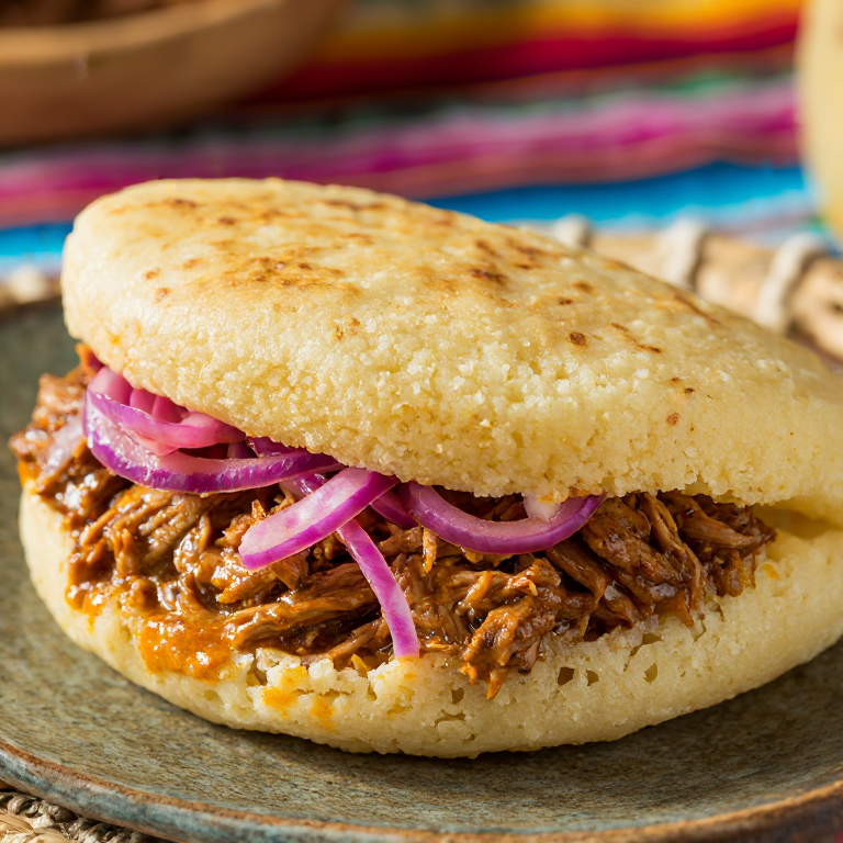 Arepa de Cochinita Pibil