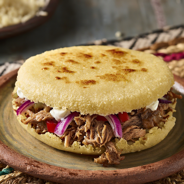 Arepa de Pozole al Estilo Ecatepec