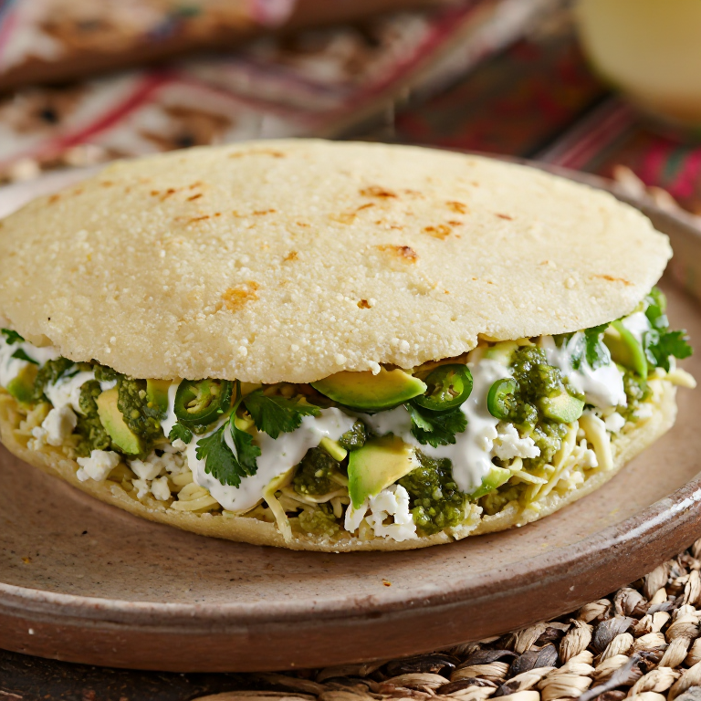 Arepa de Cecina Morelense