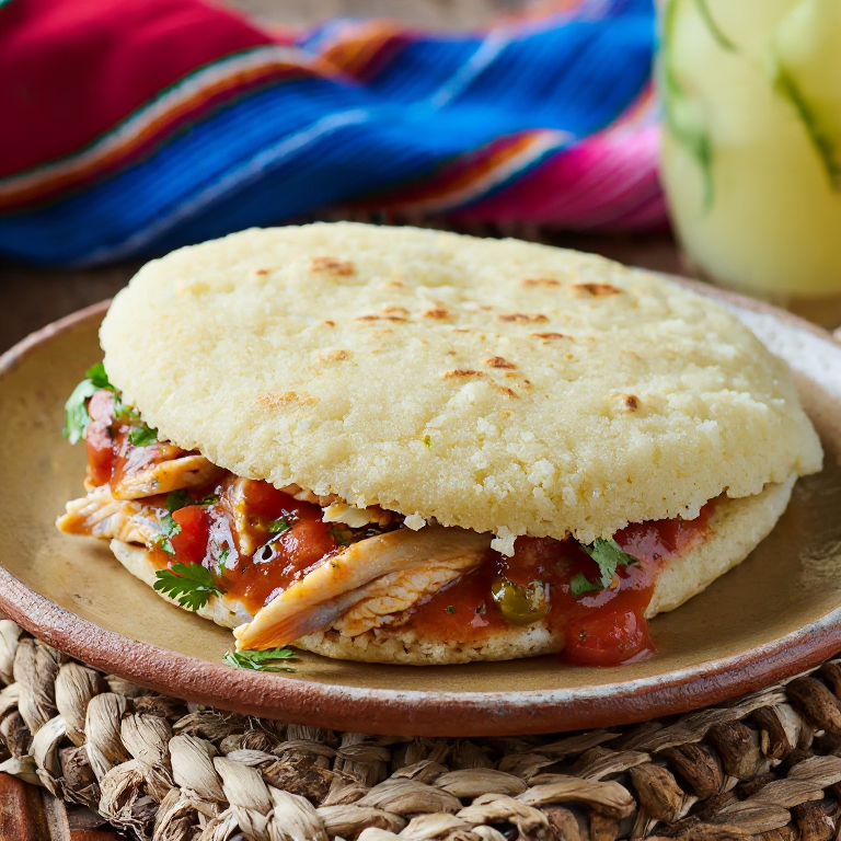 Arepa Veracruzana de Huachinango