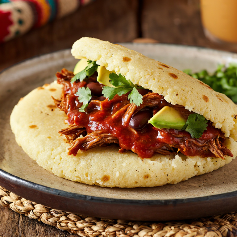 Arepa de Cabrito a la Mexicana (Nava)