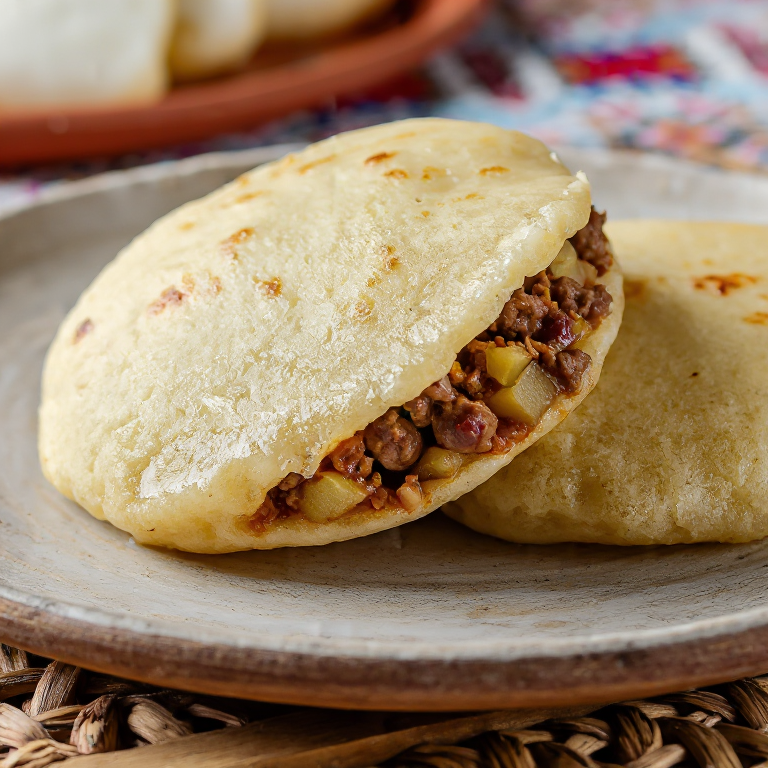 Arepa de Tacos de Canasta (Estilo Nezahualcóyotl)