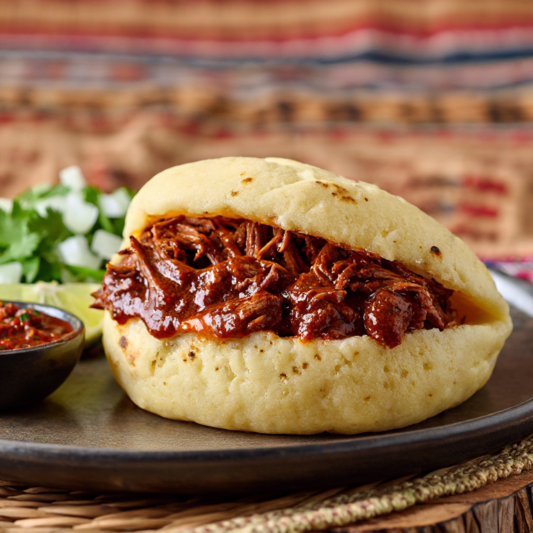 Arepa de Birria Zacatecana