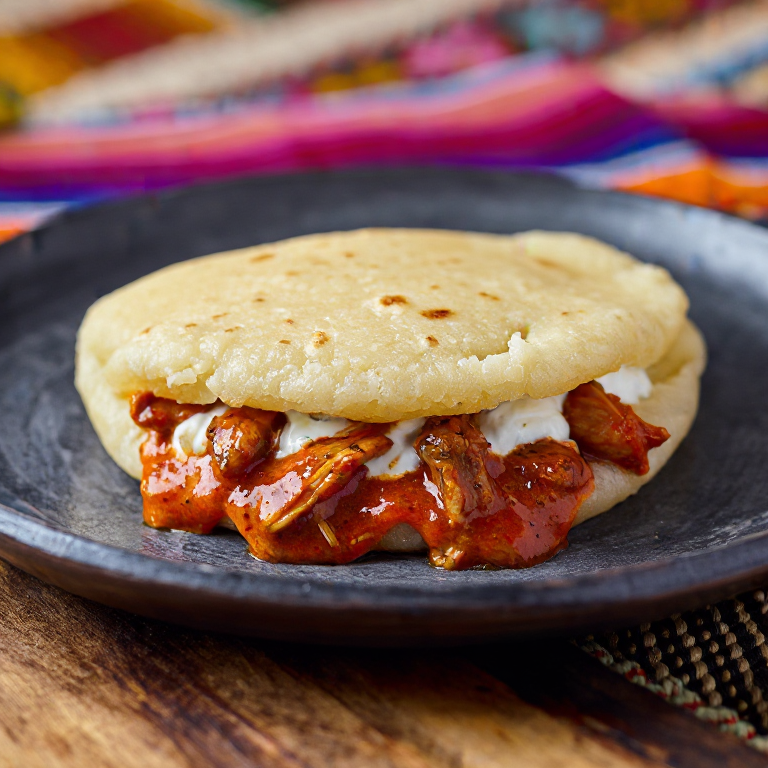 Arepa de Enchilada Queretana