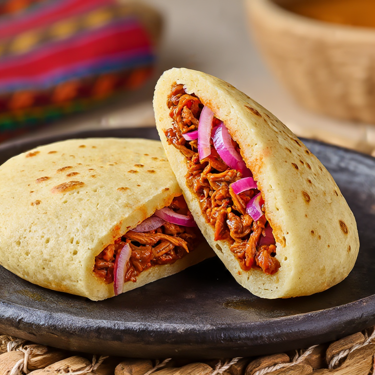 Arepa de Cochinita Pibil