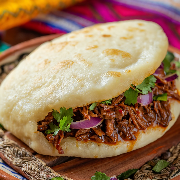Arepa de Birria: Fusión Mexicana en Cada Bocado