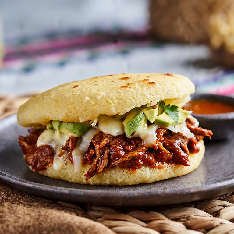 Arepa de Birria Estilo Tuxcueca