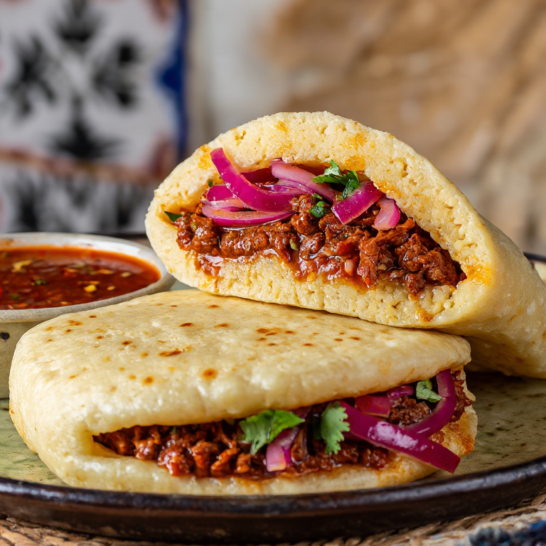 Arepa de Birria Estilo Zapopan
