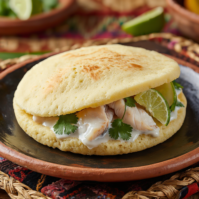 Arepa de Pescado al Coco Micronesia