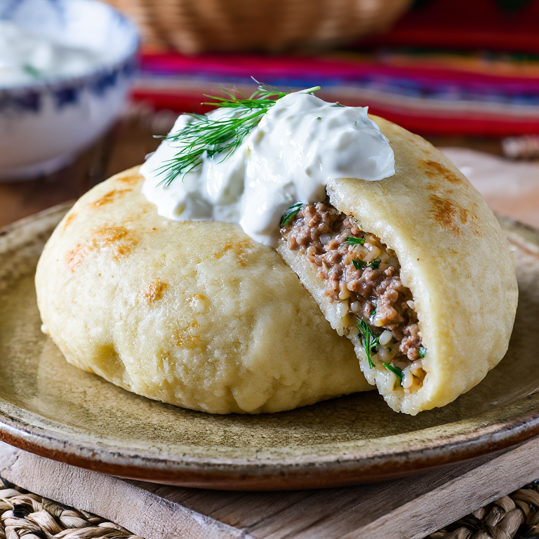 Arepa Moldava: Sarmale Stuffed Arepa