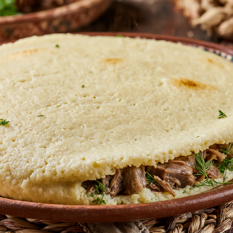 Arepa de Čorba (Arepa de Sopa de Cordero de Mojkovac)