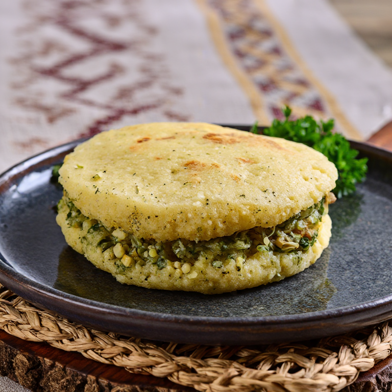 Arepa Holandesa de Erwtensoep (Guiso de Arvejas)