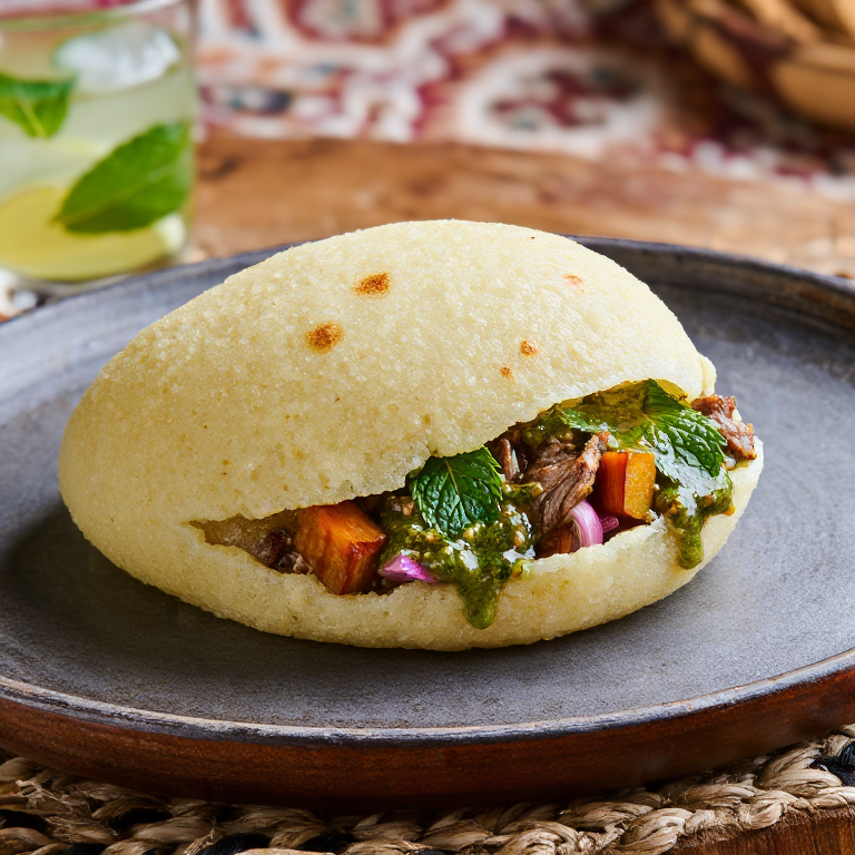Arepa Kiwi: Cordero con Menta al Estilo Hamilton
