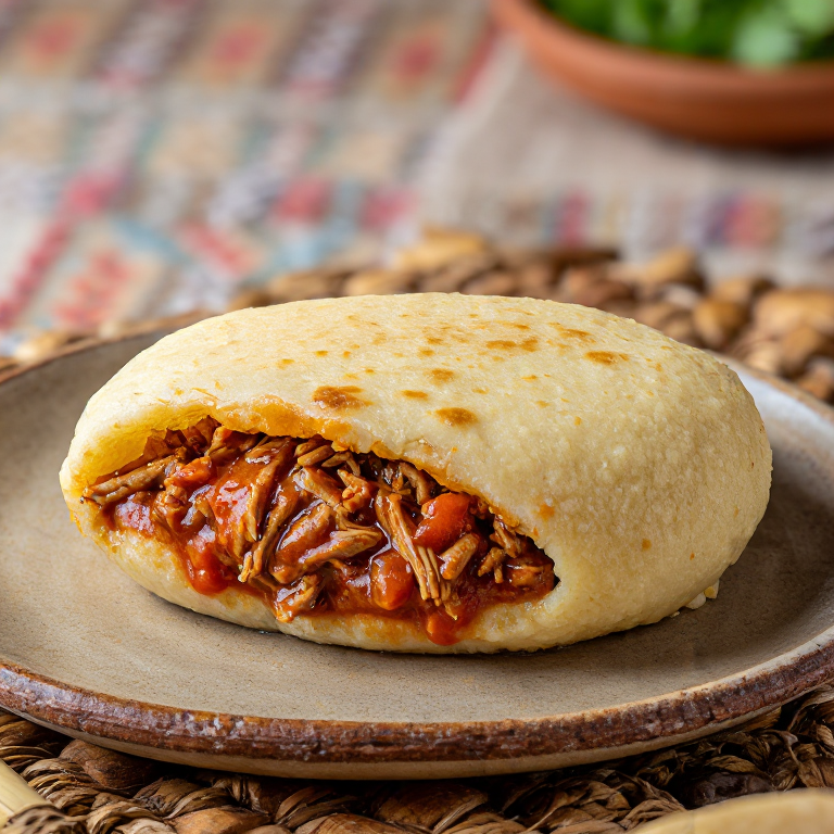 Arepa de Mondongo (Estilo Boaco)