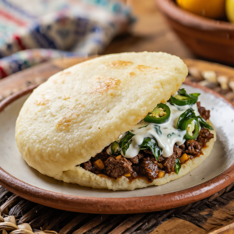Arepa de Indio Viejo: Fusión Nicaragüense