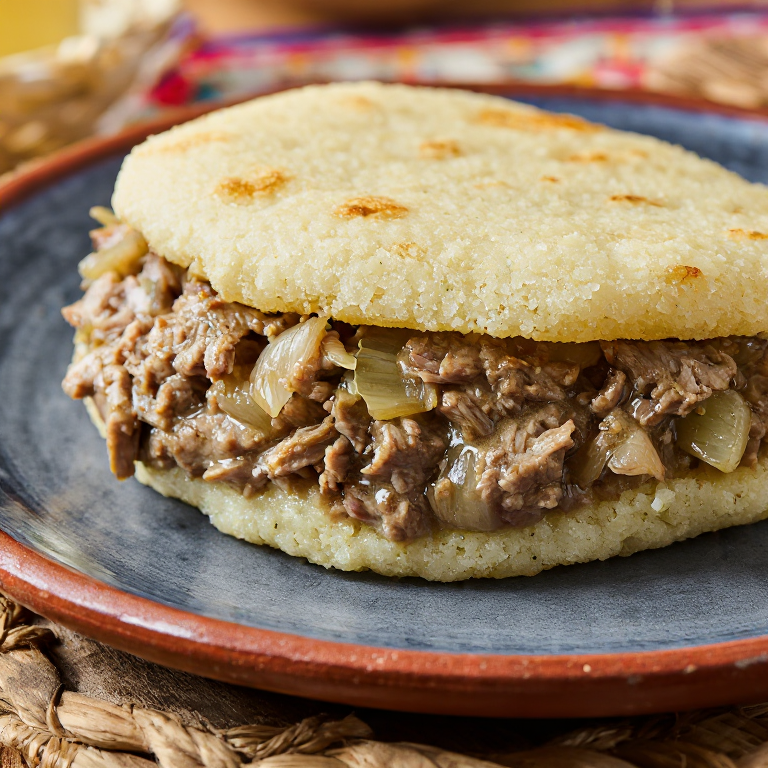 Arepa de Fårikål (Cordero y Repollo Noruego)