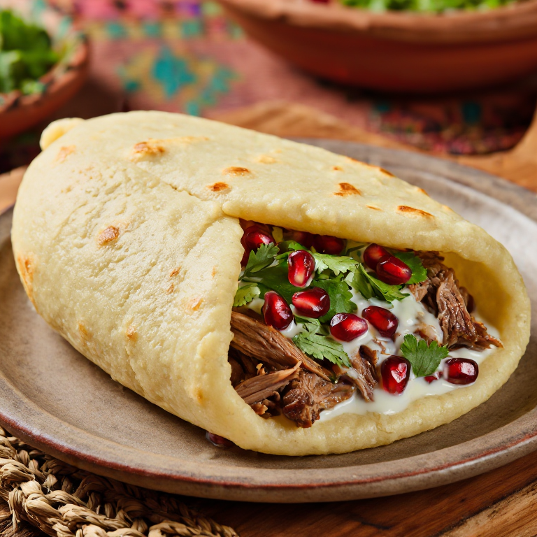 Arepa de Cordero Shuwa (Arepa de Cordero Omani)