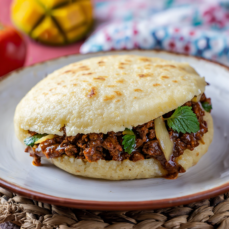 Arepa de Nihari: Fusión Pakistano-Venezolana