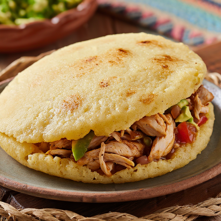 Arepa de Sancocho de Gallina