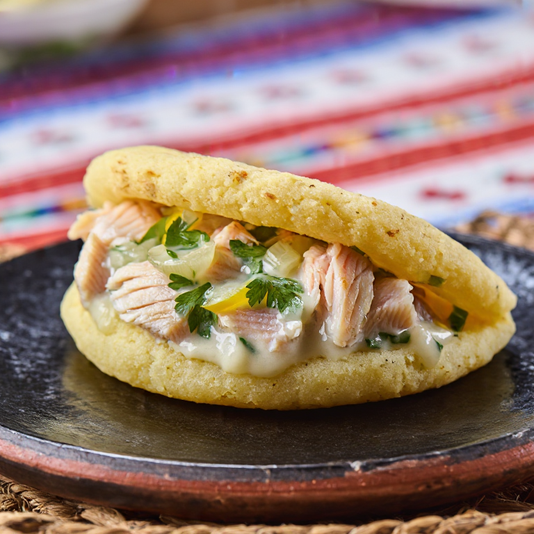 Arepa de Pescado con Coco al Estilo Gaigirgordub