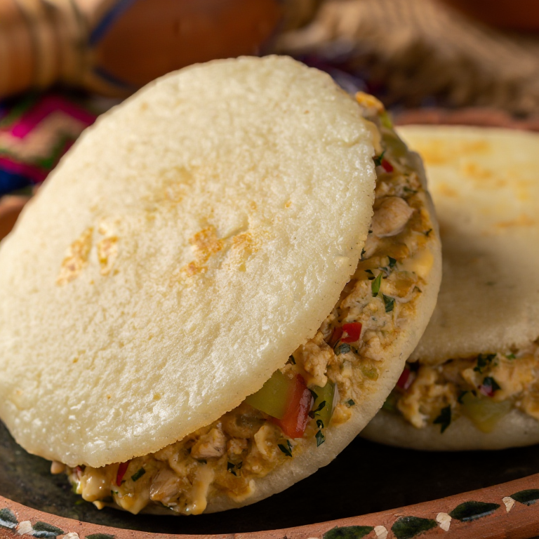 Arepa Bori-Bori: La sopa paraguaya reimaginada en una arepa rellena
