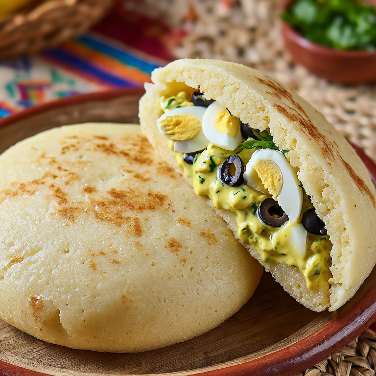 Arepas de Ají de Gallina: Un abrazo peruano en cada bocado