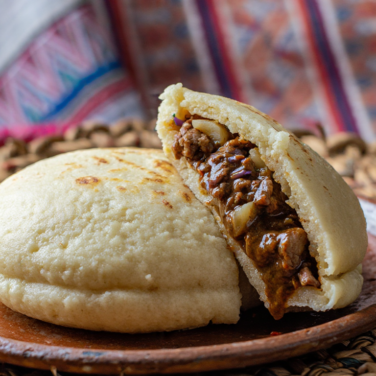 Arepa de Carapulcra: La tradición peruana de Ica en una arepa