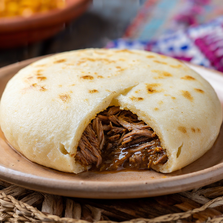 Arepa de Seco de Cabrito