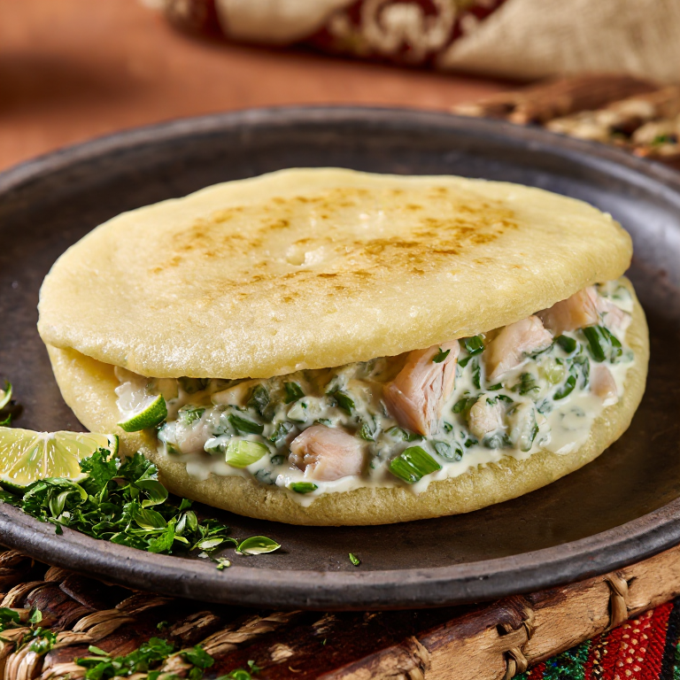 Arepa de Sopa de Pescado Báltico (Zupa Rybna)
