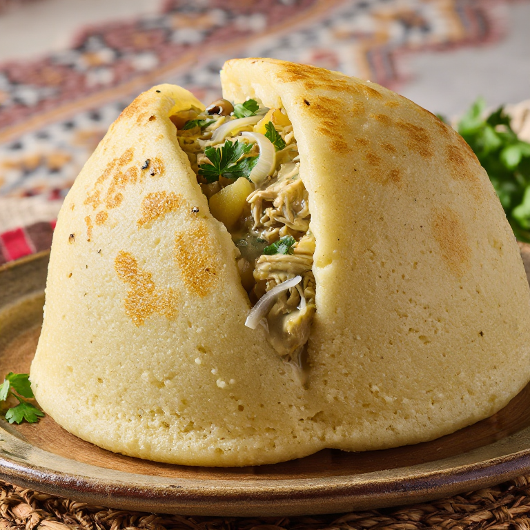 Arepa de Bacalhau à Brás