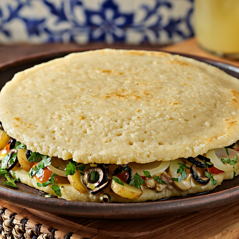 Arepa de Bacalhau à Brás