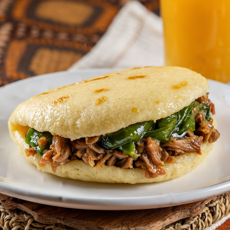 Arepa de Pernil Guaynabero