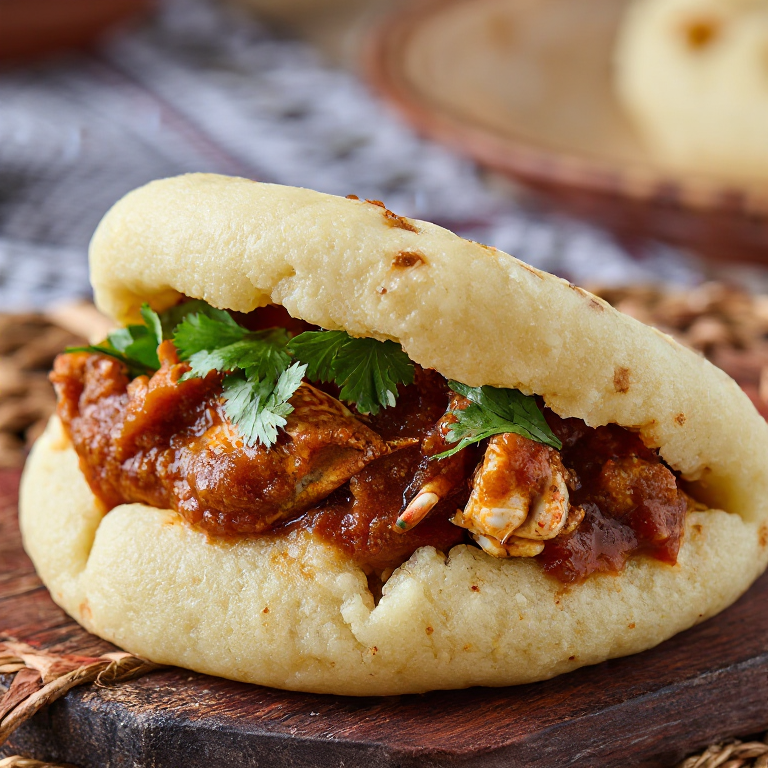 Arepa de Jueyes al Estilo Salinas