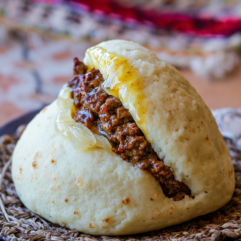 Arepa Moldovenească con Relleno de Mici