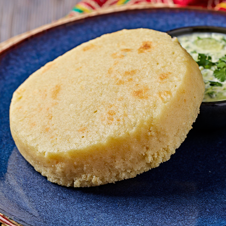 Arepa de Blaff (Arepa al estilo de Gustavia)