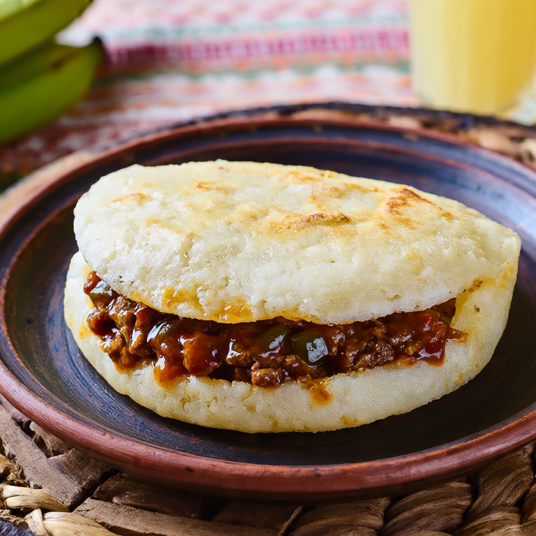 Arepa de Cabra Estofada al Estilo Nevisiano