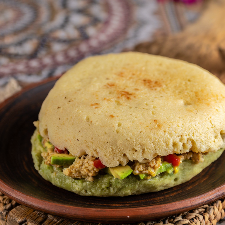 Arepa de Callaloo y Saltfish (San Vicente y las Granadinas)