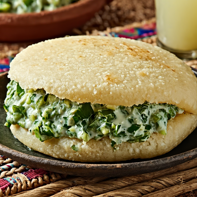 Arepa de Palusami Samoano