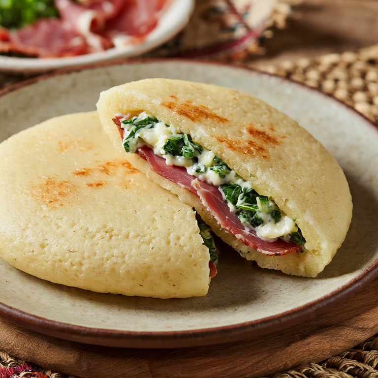Arepa alla Piadina Romagnola