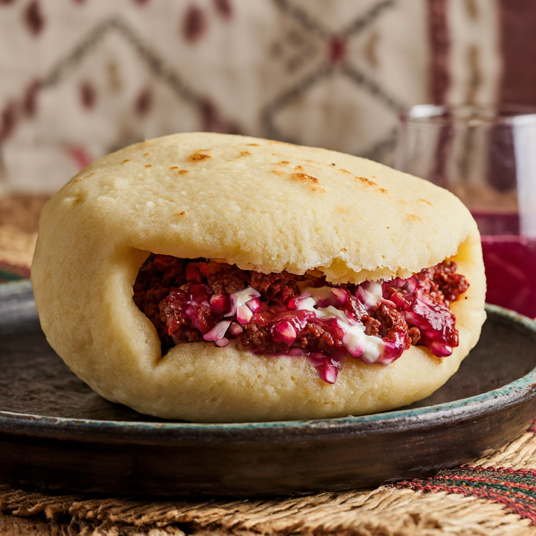 Arepa Serbia: Pljeskavica Estilo Kragujevac