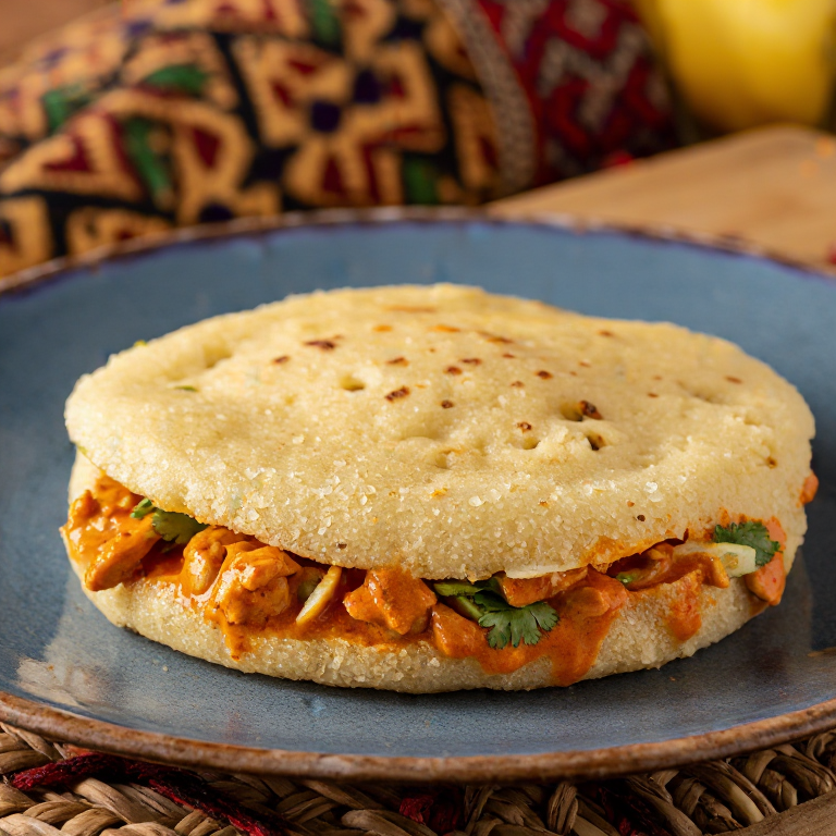 Arepa de Laksa: Fusión de Singapur y Venezuela