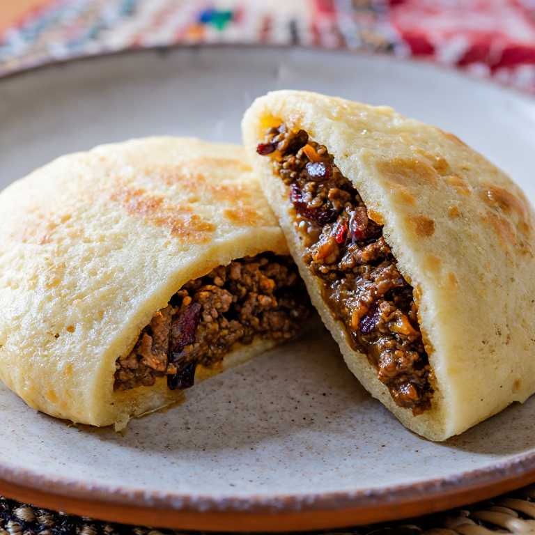 Arepa de Bobotie Sudafricana