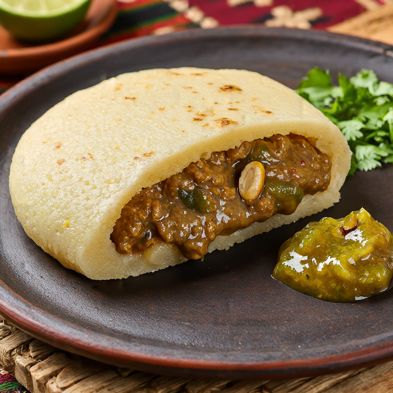Arepa de Bobotie: Fusión Sudafricana con Sabor a Pretoria