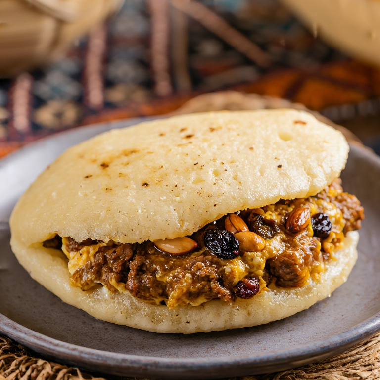 Arepa Bobotie Sudafricana