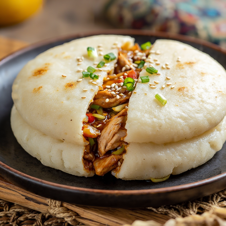 Arepa al estilo Andong Jjimdak