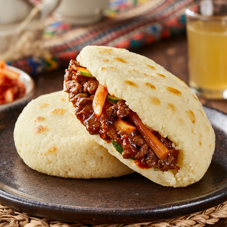 Arepa de Bulgogi Estilo Ansan